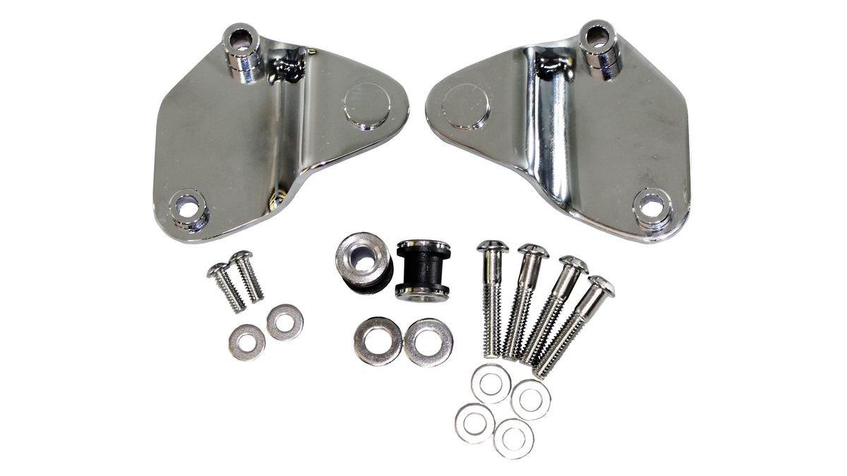 Harley Sissy Bar Docking Hardware 2 Point Chrome Touring 54030-09 2009-2013