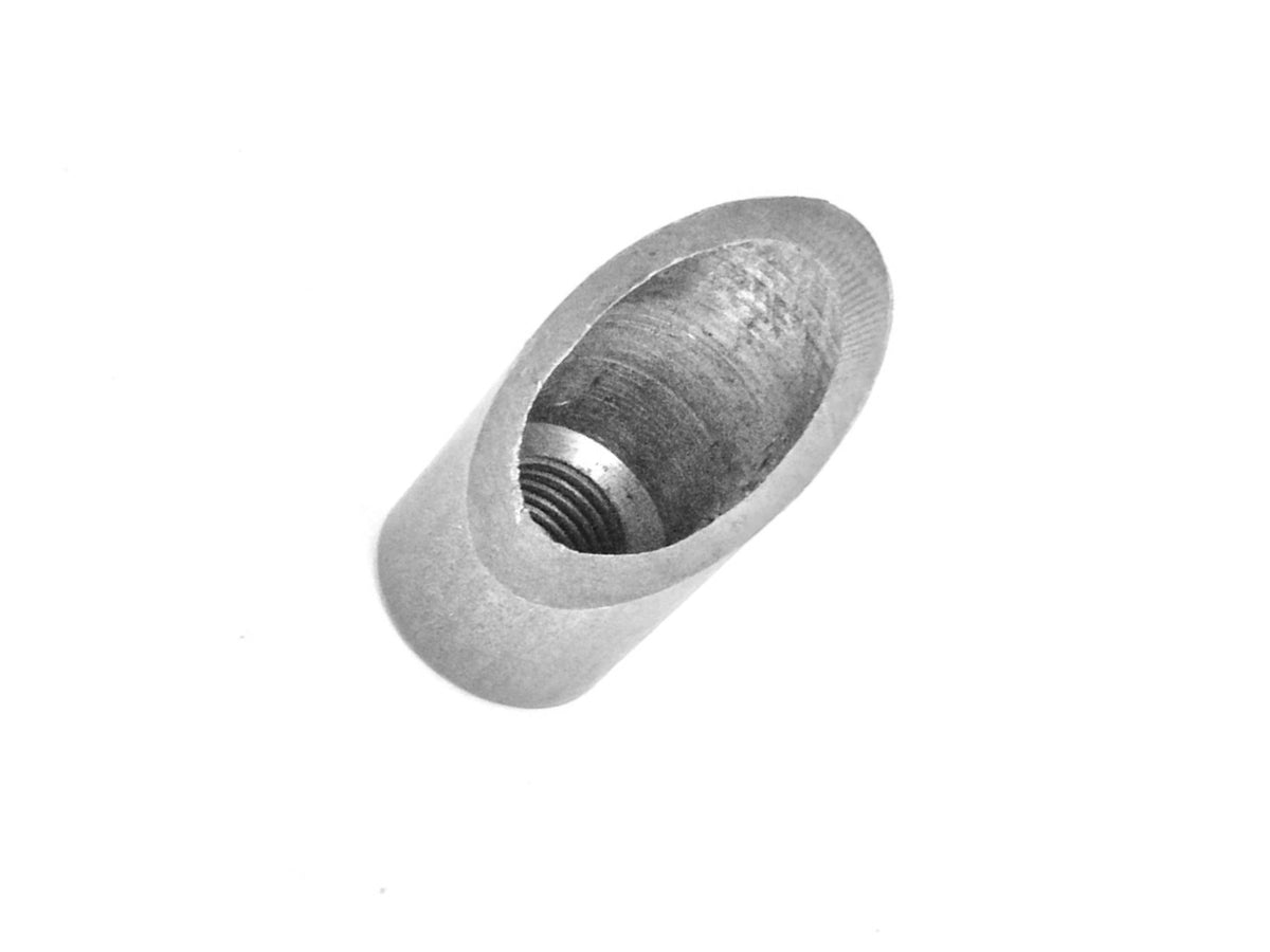 Gas Tank Fuel Line Angled Steel Petcock Bung 1/4" NPT