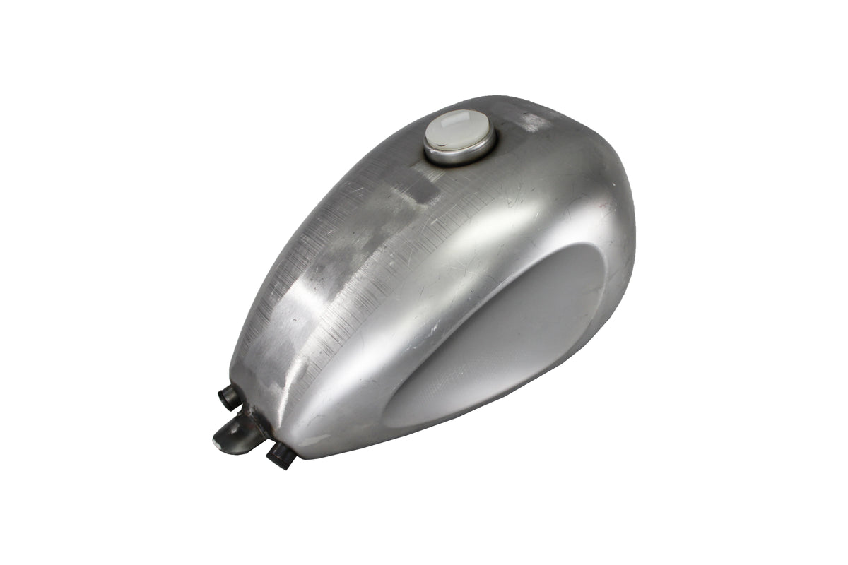 Gas Tank Custom Chopper Dished Wassell Peanut Mid Tunnel 2.1 Gallon
