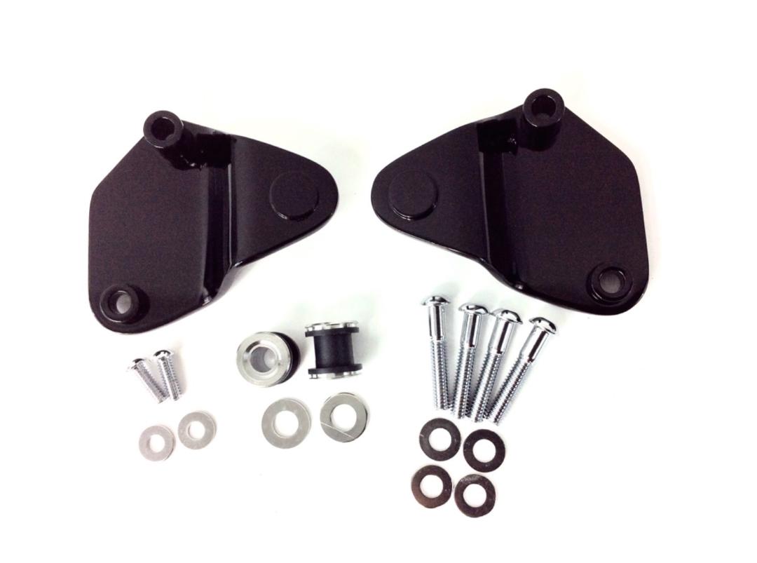 Harley Sissy Bar Docking Hardware 2 Point Black Touring 54030-09 2009-2013