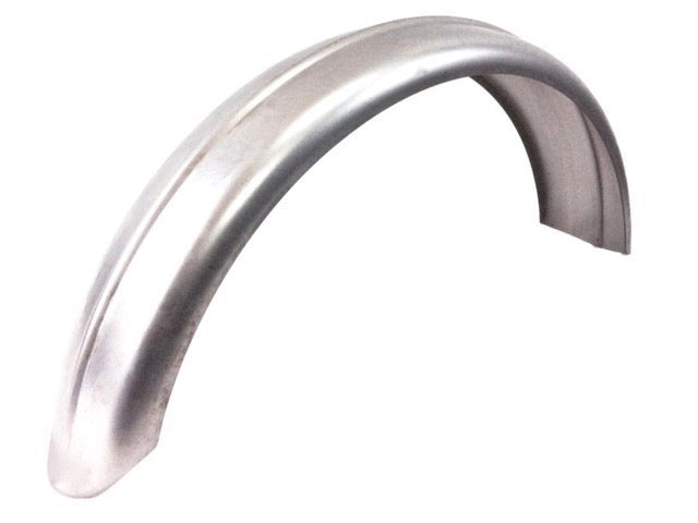 Fender Ribbed Raw Steel Wassell Style 5" Inch Wide Bobber Chopper