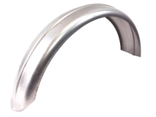 featured Image for Fender Ribbed Raw Steel Wassell Style 5" Inch Wide Bobber Chopper