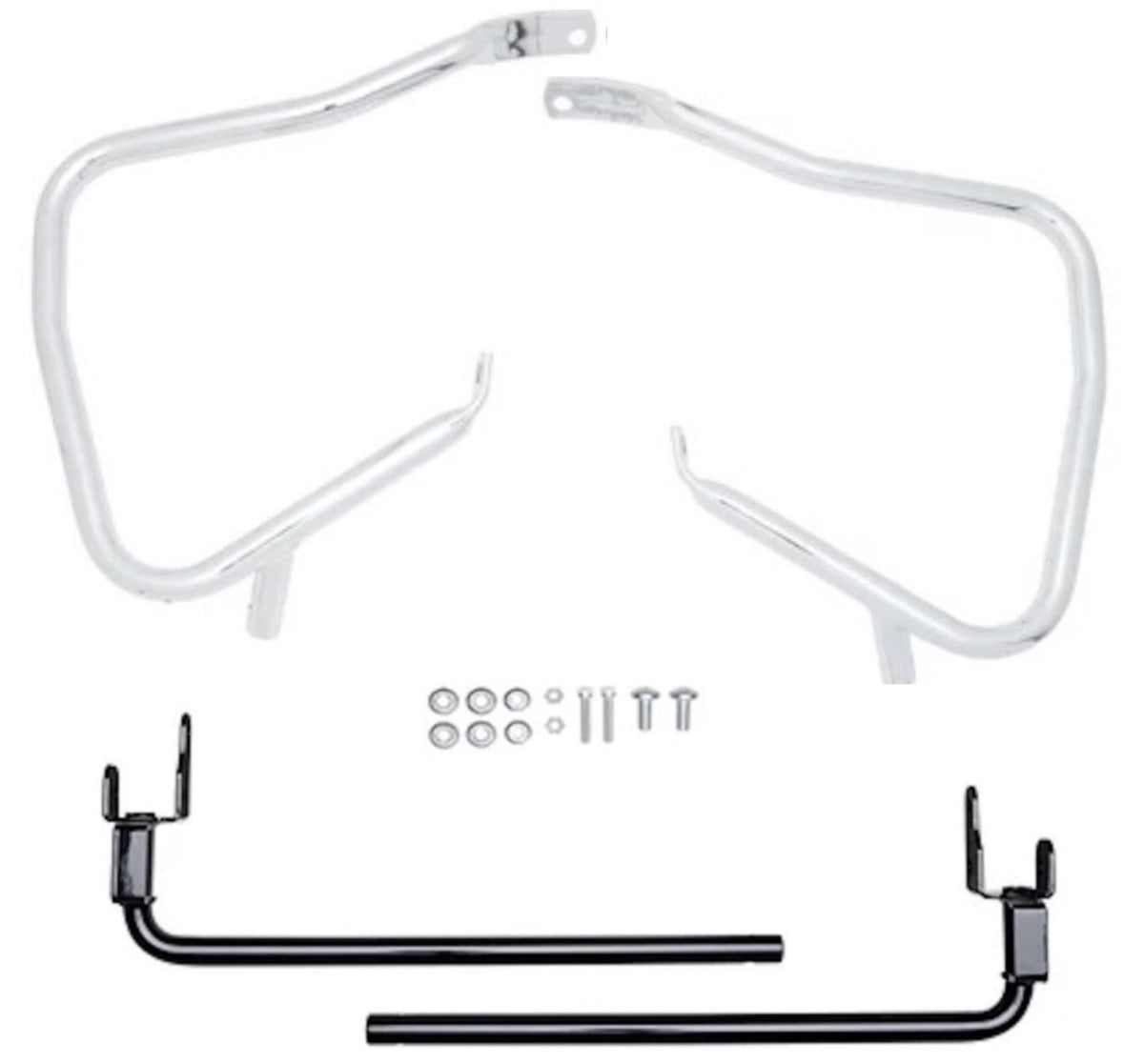 Harley Saddlebag Guards Chrome 2023-2027 Rear Touring 90202507