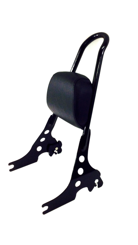 featured Image for Harley Sportster Sissy Bar Black 51146-10A Pad 52631 07 2004-2022