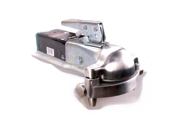 Stainless Steel Alarmed Trailer Coupler Lock 130dB Alarm Anti-Theft Hitch