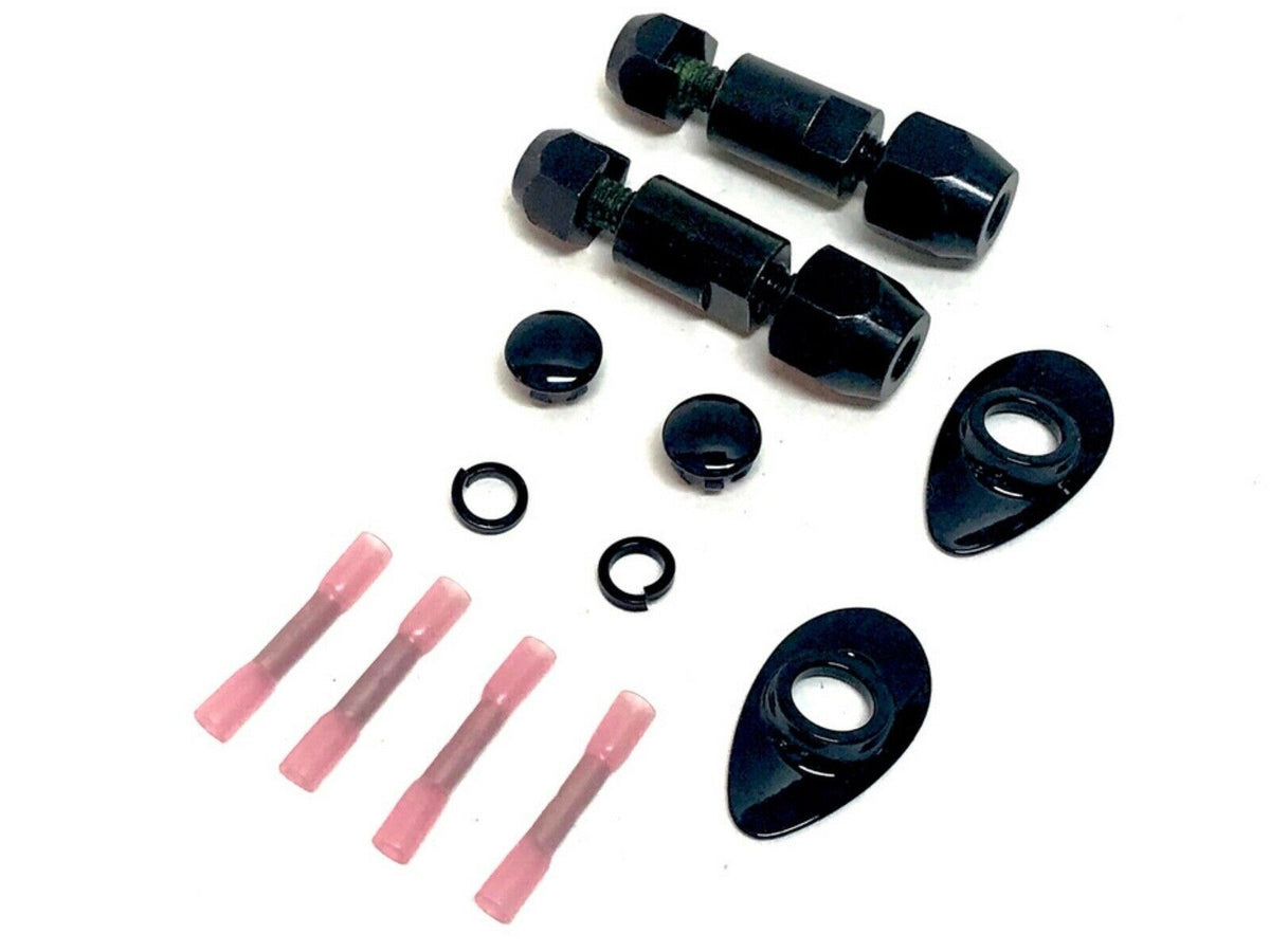 Harley Softail Turn Signal Relocation Kit Black 54268-10 2003-2017 Fat Boy