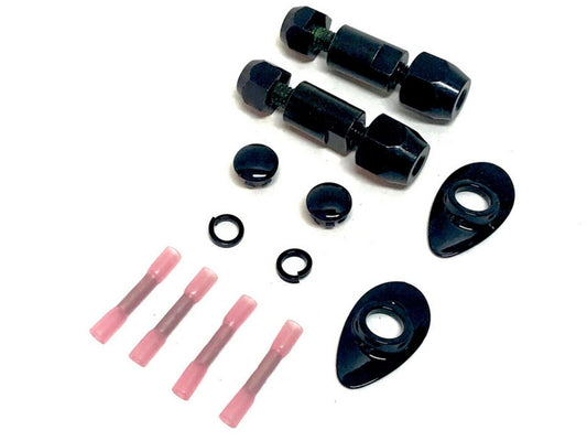 featured Image for Harley Softail Turn Signal Relocation Kit Black 54268-10 2003-2017 Fat Boy