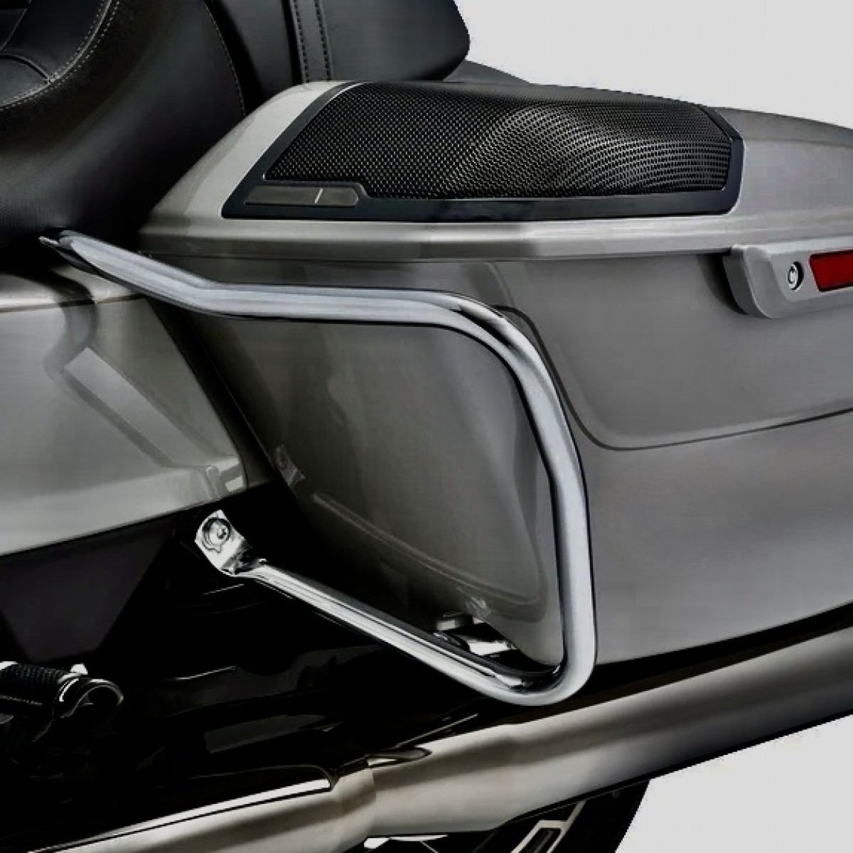 Chrome ProTek Rear Performance Crash Bar Saddlebags Guards For '14-'25 Harley Touring
