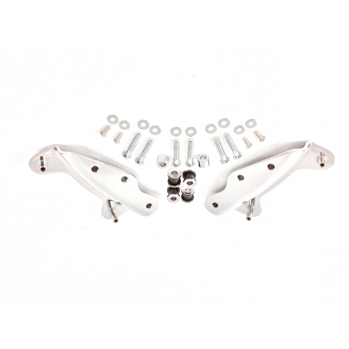 2009-2013 Gloss Black Detachable Sissy Bar Backrest 4 Point Docking Mount Hardware Kit for Harley Davidson Touring like Street Glide Road King Quick Release Luggage Rack Rear Carrier ref 54246-09A