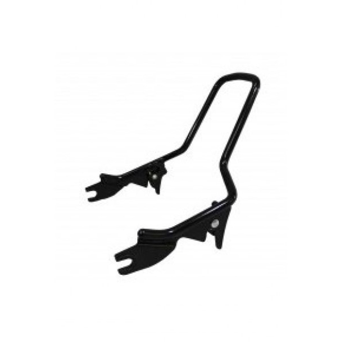 Low Gloss Black Passenger Backrest Short Sissy Bar For Harley Davidson