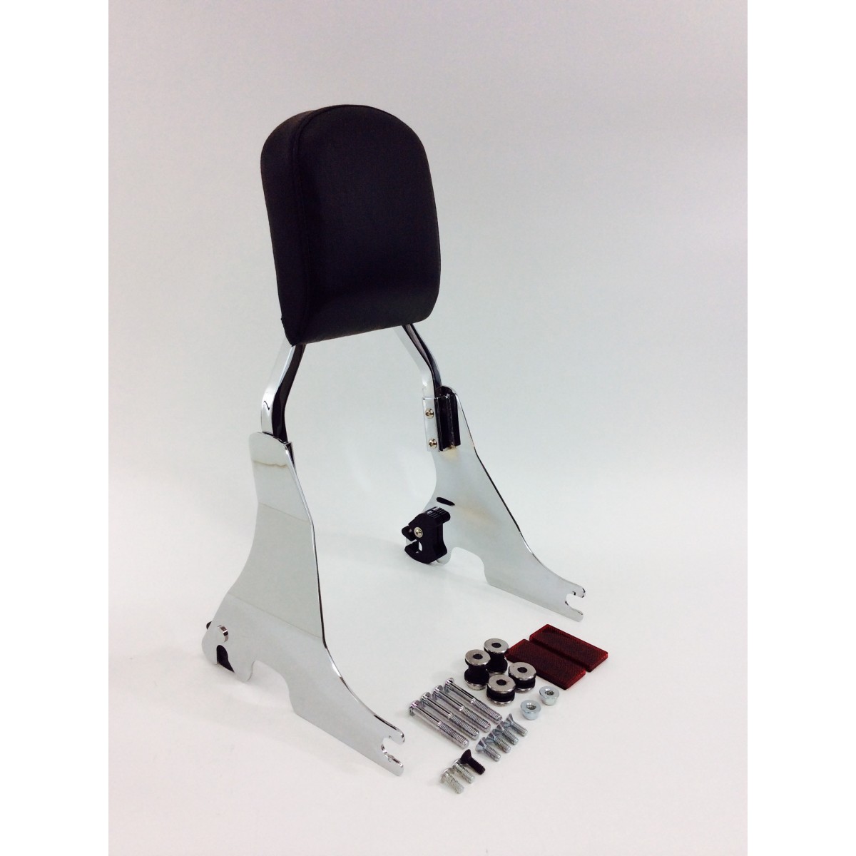 Harley Davidson SPORTSTER Detachable Chrome Backrest with Chrome