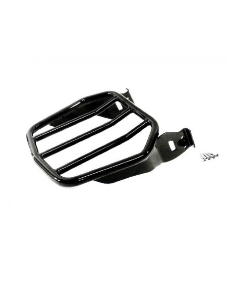 Rounded Bar Sport Luggage Rack -Gloss Black