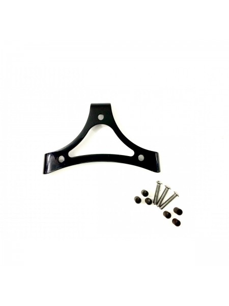 Gloss Black Touring Mounting Triangle Bracket Passenger Sissy Bar Backrest Pad Bracket Mount for Harley Davidson 1987-2020 Touring CVO Street Glide Road King Ultra Electra Classic 