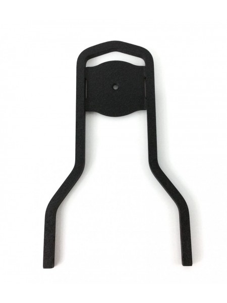 Tall Medallion Style Sissy Bar Upright Wrinkle Black Passenger Backrest for Harley Davidson Softail Night Train Dyna Street Bob Low Rider Sportster 1200 883 Iron Forty Eight Nightster 15" Equivalent to HD 53007-98 