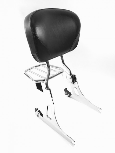 Quick-Release Tall Dyna Backrest Set-Chrome