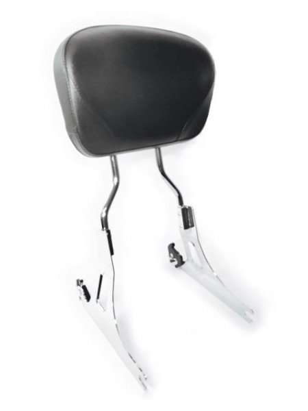 Quick-Release Tall Dyna Backrest-Chrome