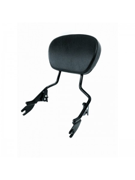 Tall Gloss Black Passenger Backrest Standard Sissy Bar & Pad For Harley Davidson Touring like Street Glide Road King Ultra Electra CVO HD 2009-2025 Detachable Quick Release SissyBar Rear Back Rest Equivalent to 54247 09A 09 52886 98D 98