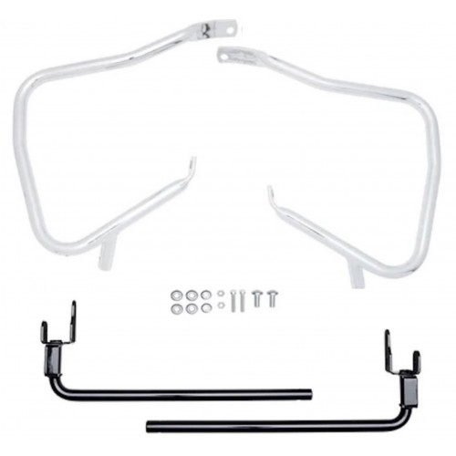 Chrome Rear Saddlebag Guards-90202507