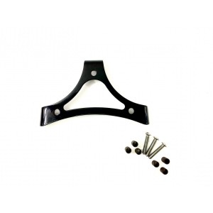 Gloss Black Touring Mounting Triangle Bracket Passenger Sissy Bar Backrest Pad Bracket Mount for Harley Davidson 1987-2020 Touring CVO Street Glide Road King Ultra Electra Classic 