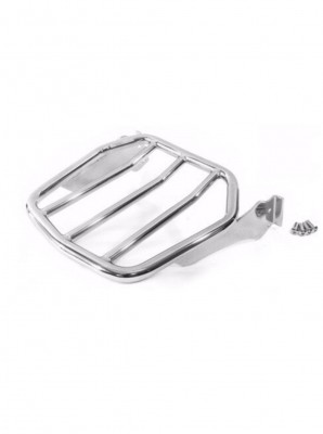 Softail Rounded Bar Wide Rack -Chrome