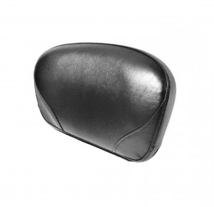 Smooth Low Bucket Rear Passenger Backrest Pad for Harley Davidson Softail Fat Boy Heritage Dyna Street Bob Low Rider Sportster Iron 883 Sissy Bar Pads Back Rest Sissybar Medallion Upright Equivalent to 51132-98 
