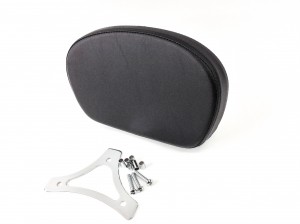 Small  Smooth Passenger Backrest Pad with Mounting Bracket