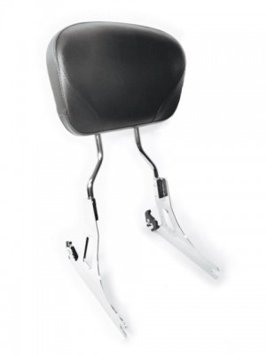 Quick-Release Tall Dyna Backrest-Chrome