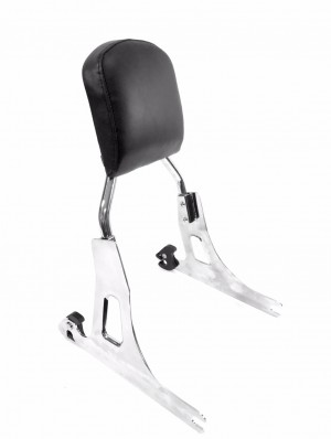 Quick-Release Dyna Backrest-Chrome