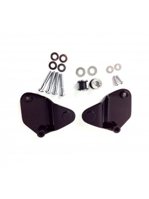 thumbnail image 2 of Black Eagle Backrest Mounting Bracket – Fits 1997-2020 Harley Davidson Sissy Bar Pad – Matte Black 2 of 4