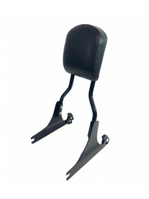 Tall Quick-Release Gloss Black Softail Backrest Sissy Bar for HD Harley Softail Models Deluxe FLSTN Springer Classic Night Train 2000-2017 equivalent to Harley Davidson 54258-10A 52626-04  52300020