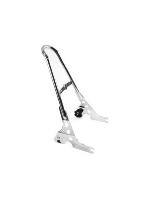 Chrome One Piece Detachable Passenger Sissy Bar Backrest For Harley Davidson Sportster Like XL 1200 883 Forty Eight Nightster Iron Low SuperLow 2004-2024 Equivalent To HD Sissy Bar 52300040A 