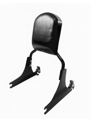 Wide Softail Quick Release Gloss Black Sissy Bar Backrest for Harley Davidson Softail Models Like Fat Boy LO S Night Train Cross Bones Springer Years 2006-2017 Equivalent to 51641-06 54256-10 54258-10A
