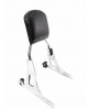 Quick-Release Dyna Backrest-Chrome